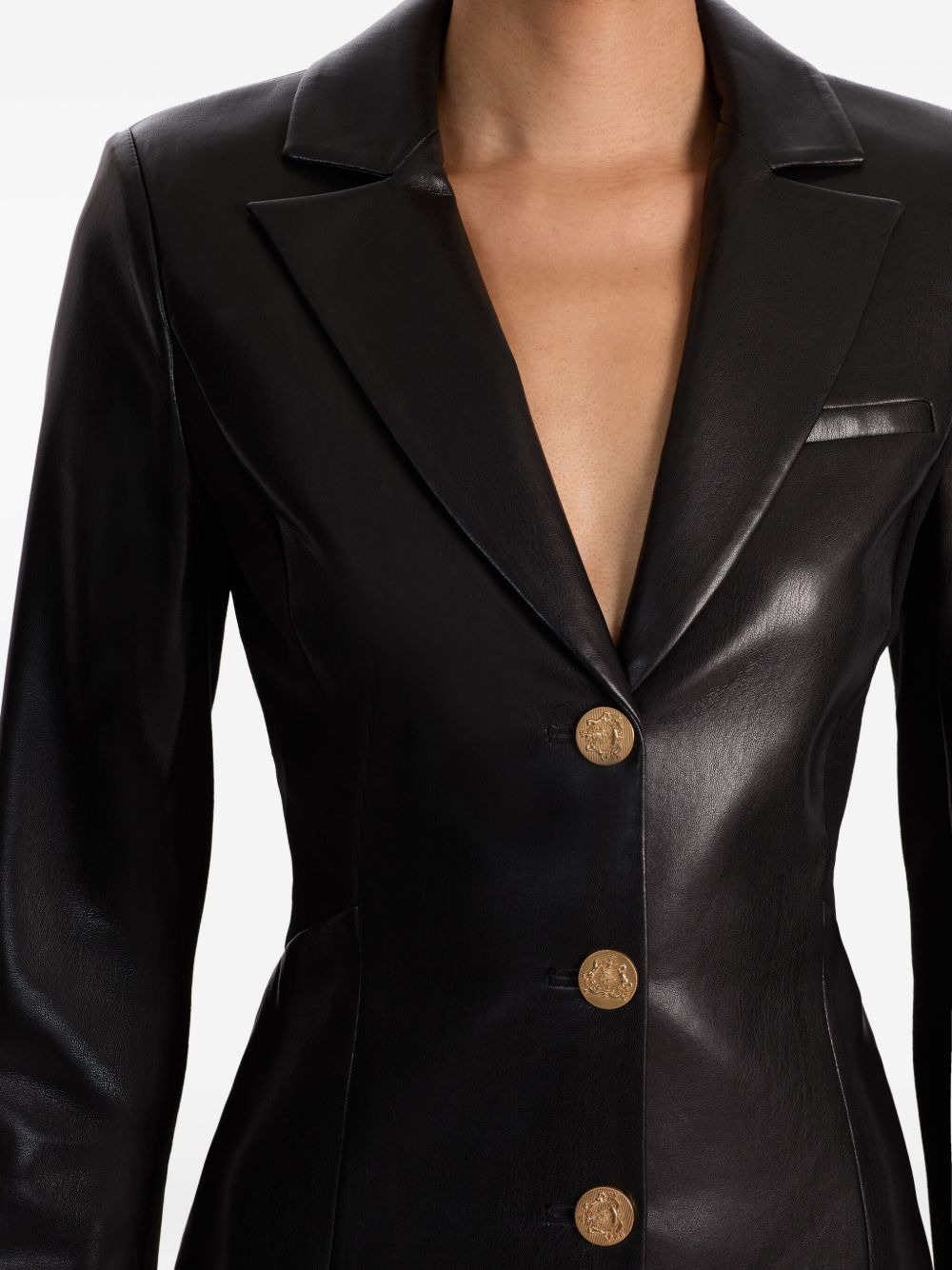 Michelle button-front mini dress - 5