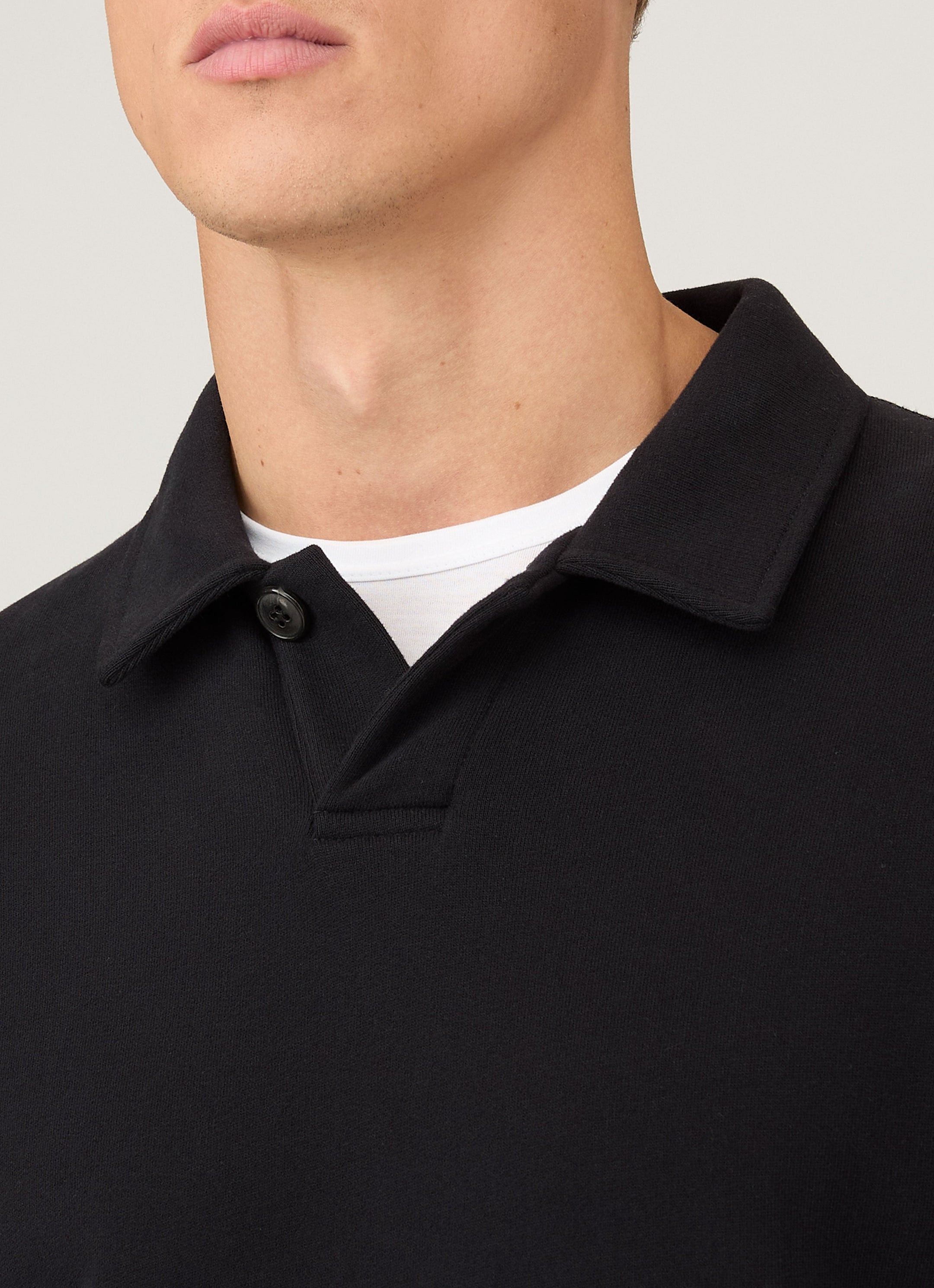 Loopback Polo Sweatshirt - 6