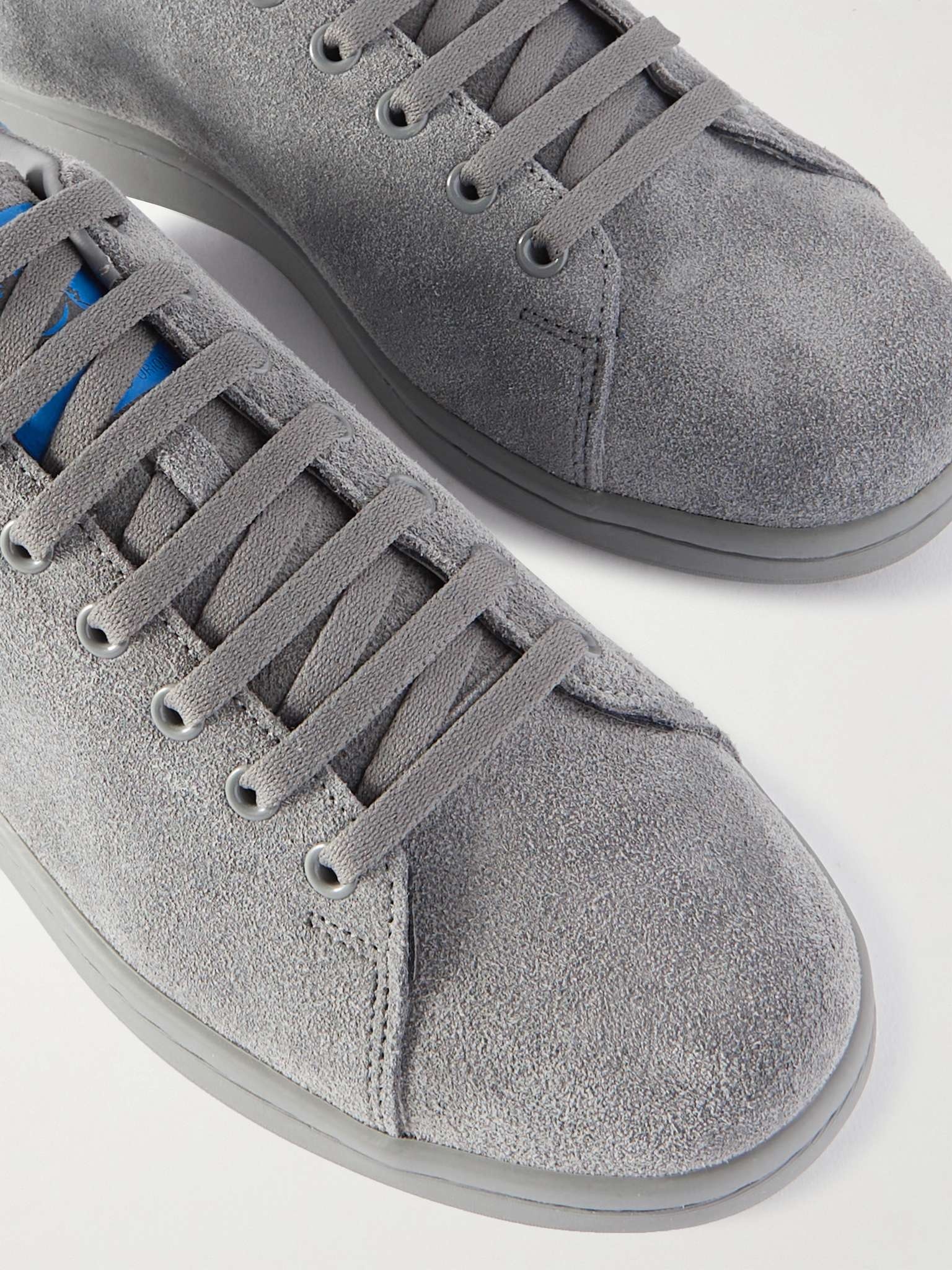 Orion Suede-Trimmed Leather Senakers - 6
