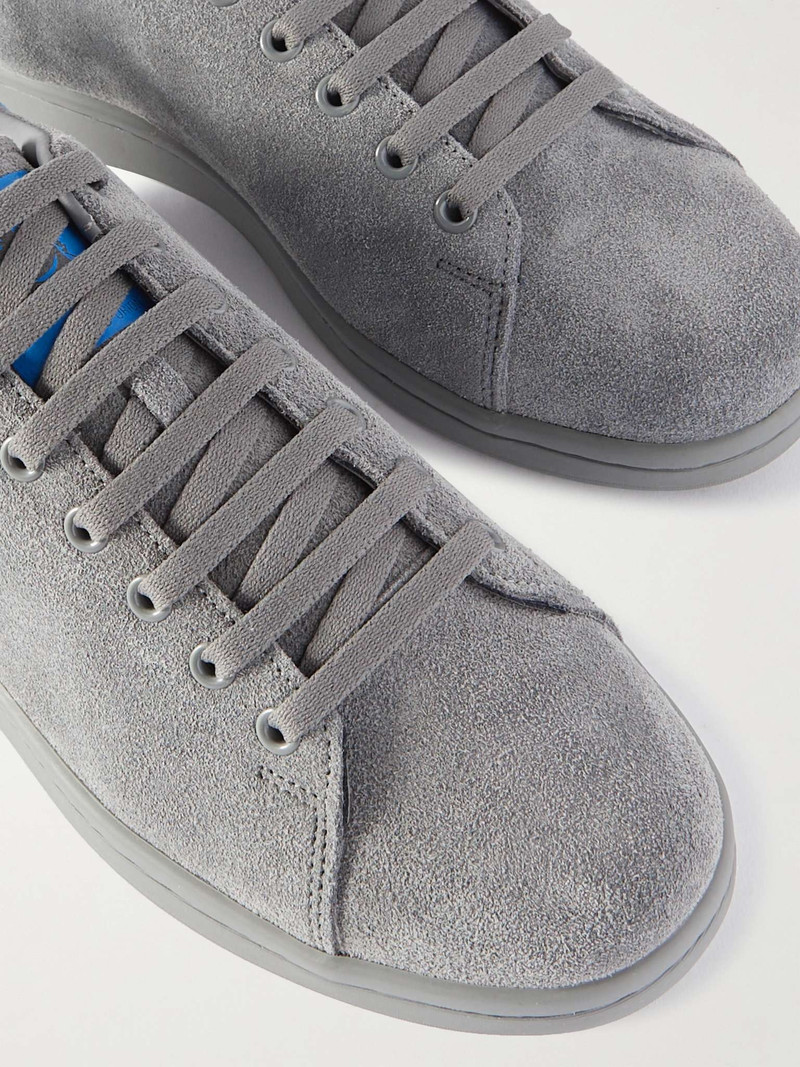 Orion Suede-Trimmed Leather Senakers 6