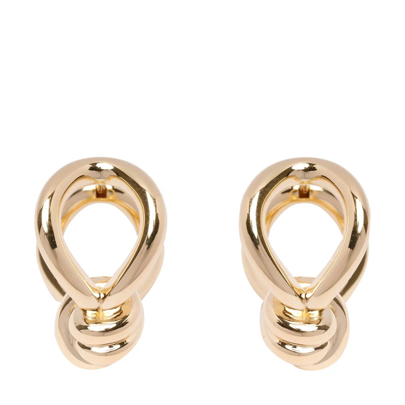 Bottega Veneta Women Circular Knot Earrings - 1