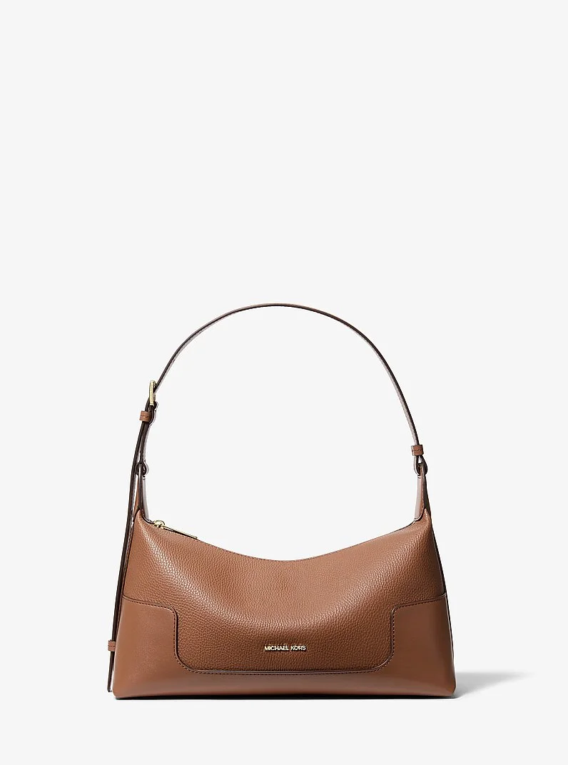 Teddi Medium Textured Slouch Shouder Bag - 1