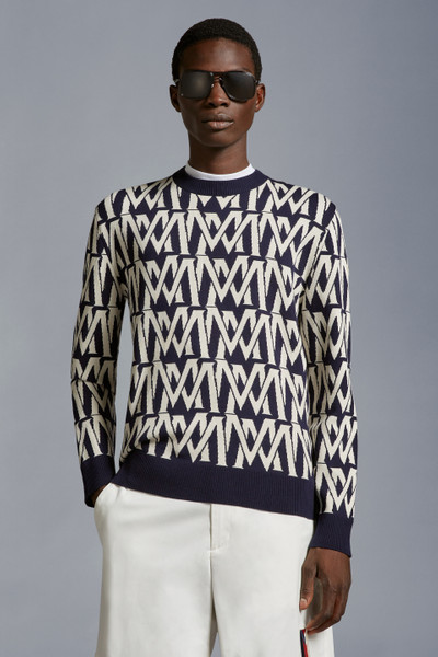 Moncler Monogram Jacquard Sweater outlook