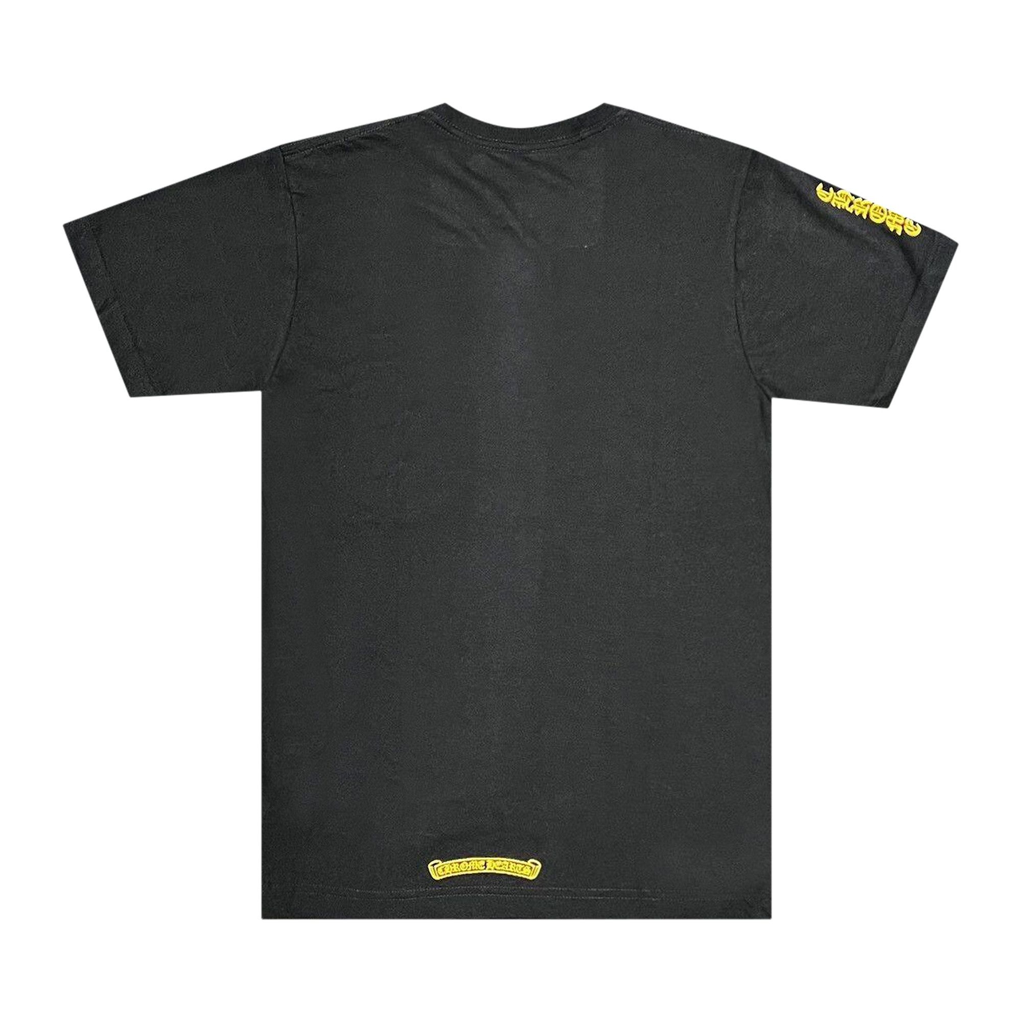 Chrome Hearts Dagger T-Shirt 'Black/Yellow' - 2