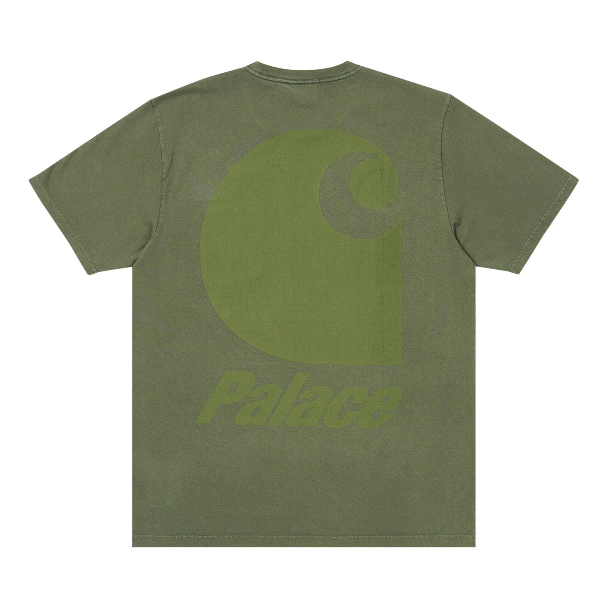 Carhartt WIP x Palace Short-Sleeve Pocket T-Shirt 'Dollar Green' - 2