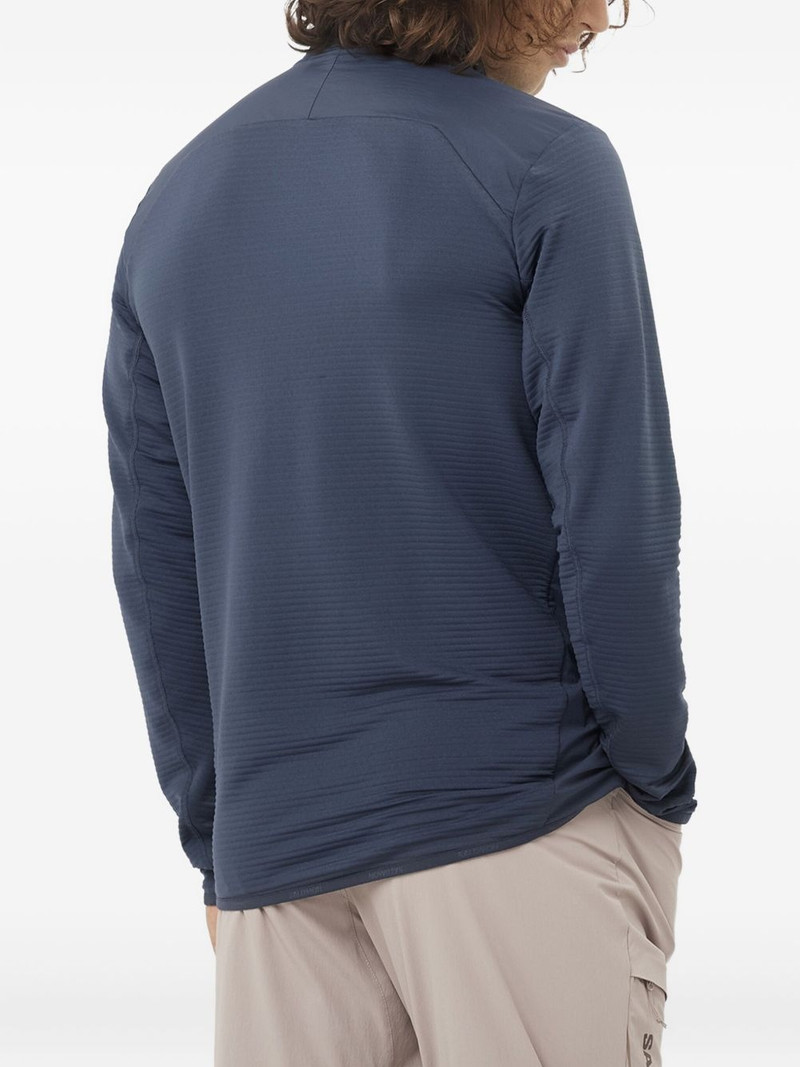 SALOMON Essential Lightwarm Hybrid zip-up sweatshirt outlook