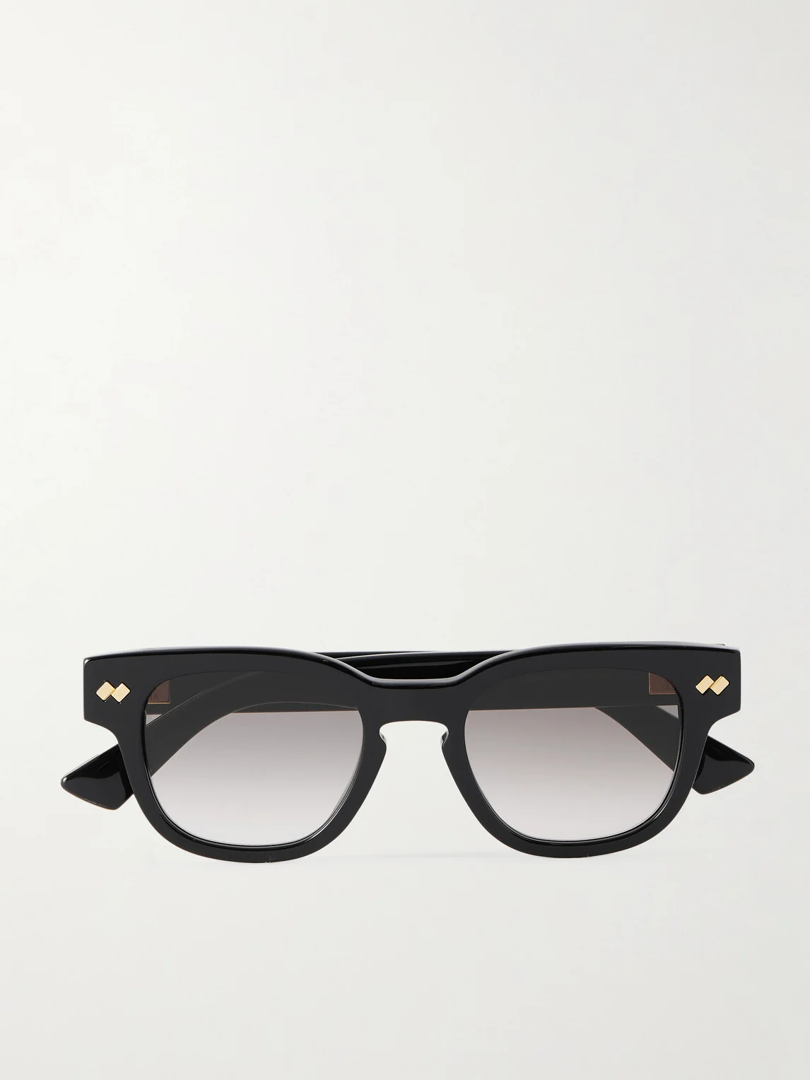 Intrecciato Panthos Square-Frame Recycled-Acetate Sunglasses - 1