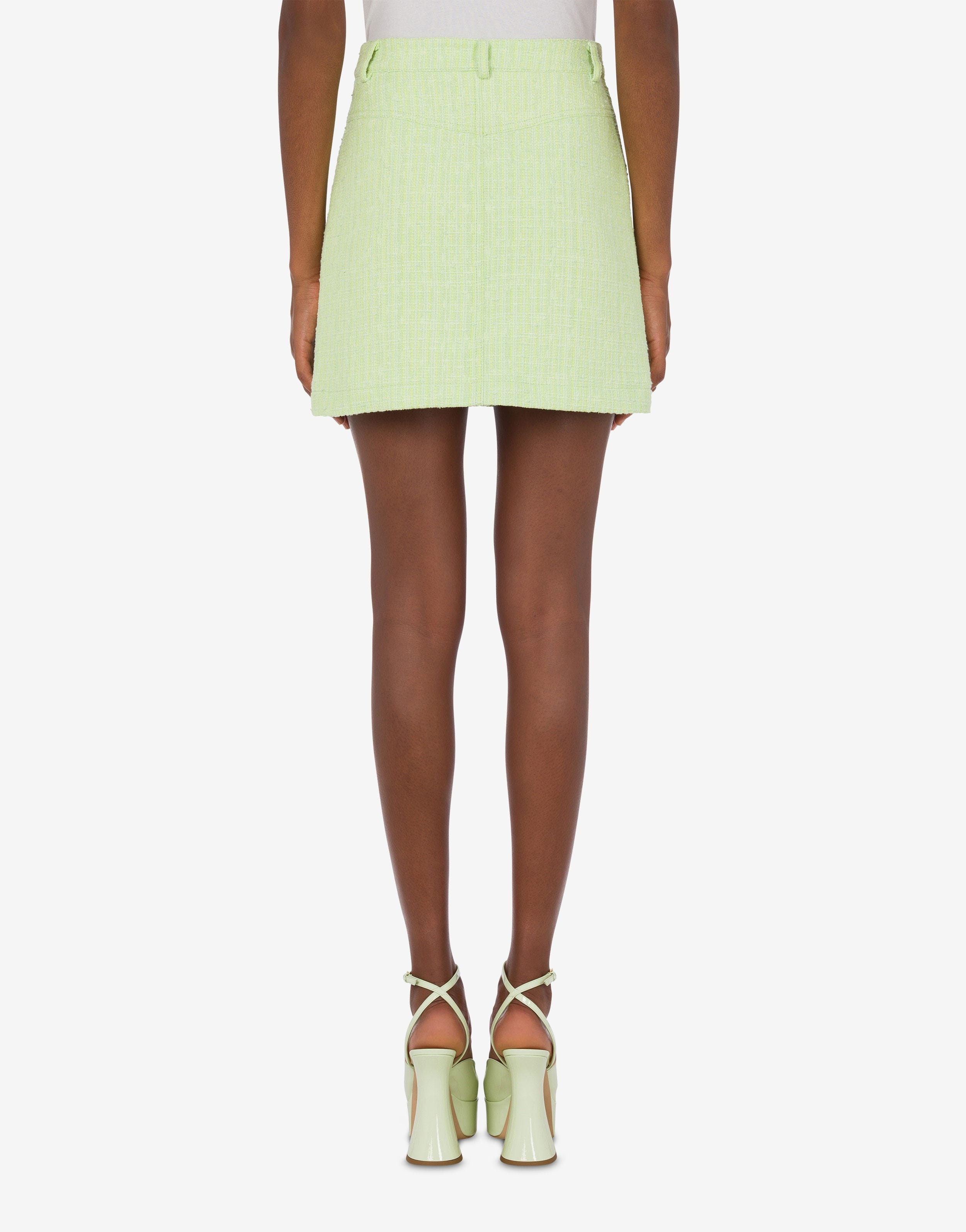 TEDDY BUTTONS TWEED MINISKIRT - 3