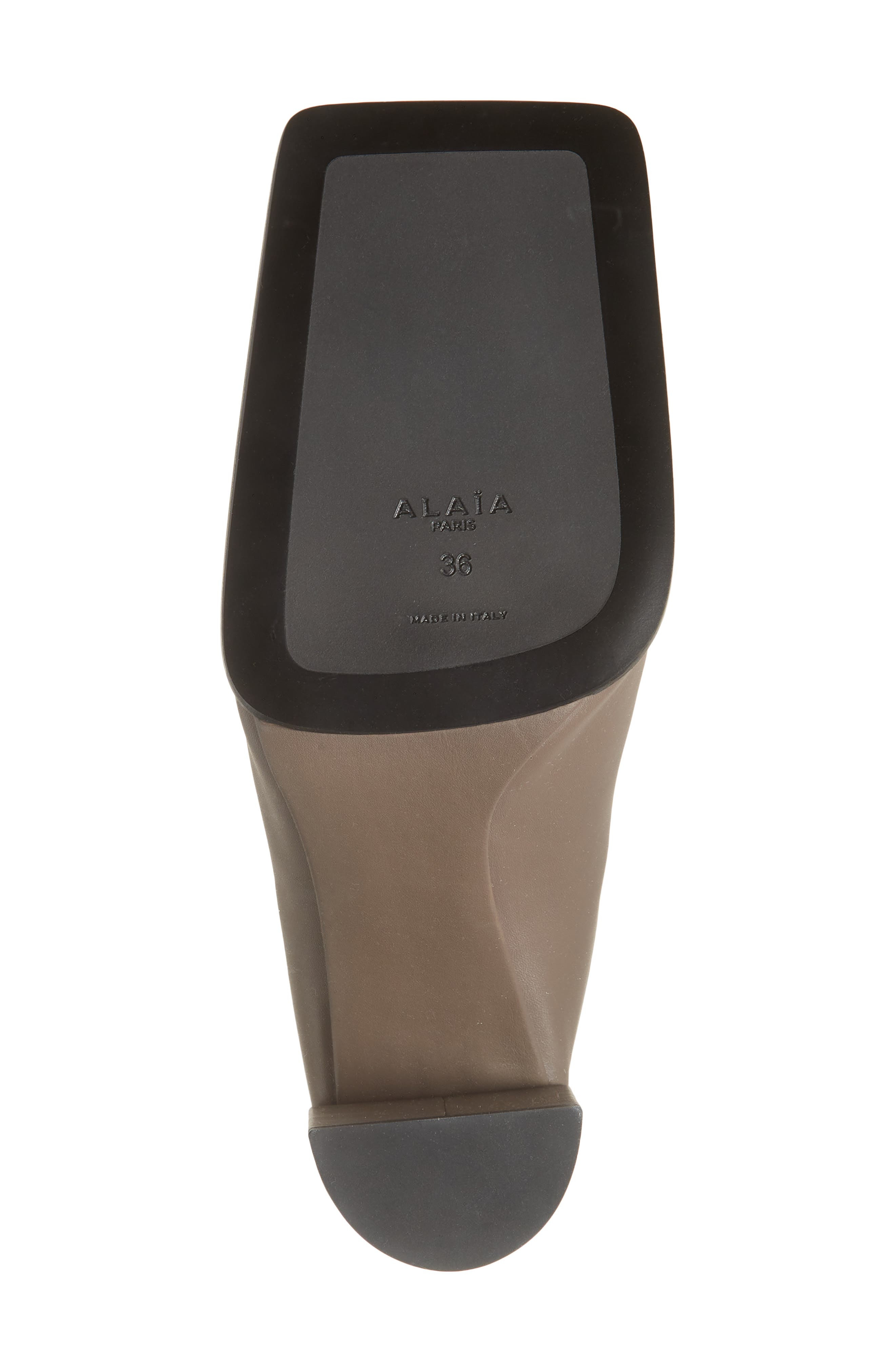 Alaïa Square Toe Mule in Tourterelle at Nordstrom - 6