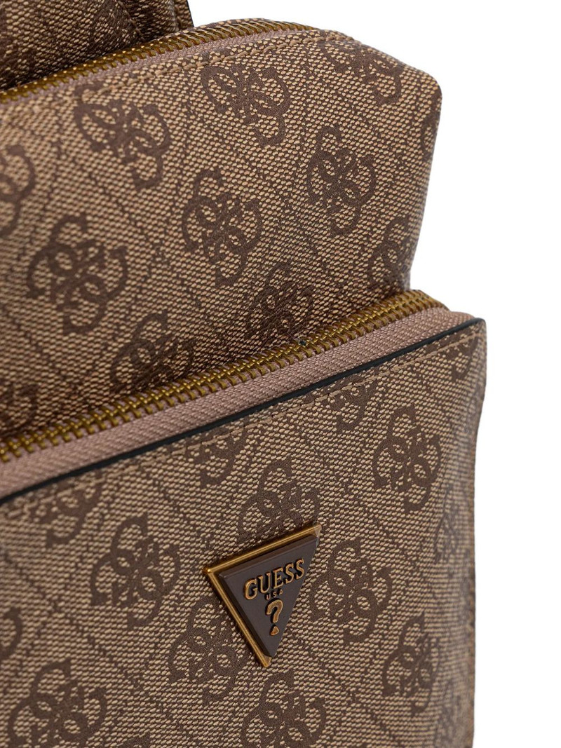 Milano monogram zip messenger bag 5