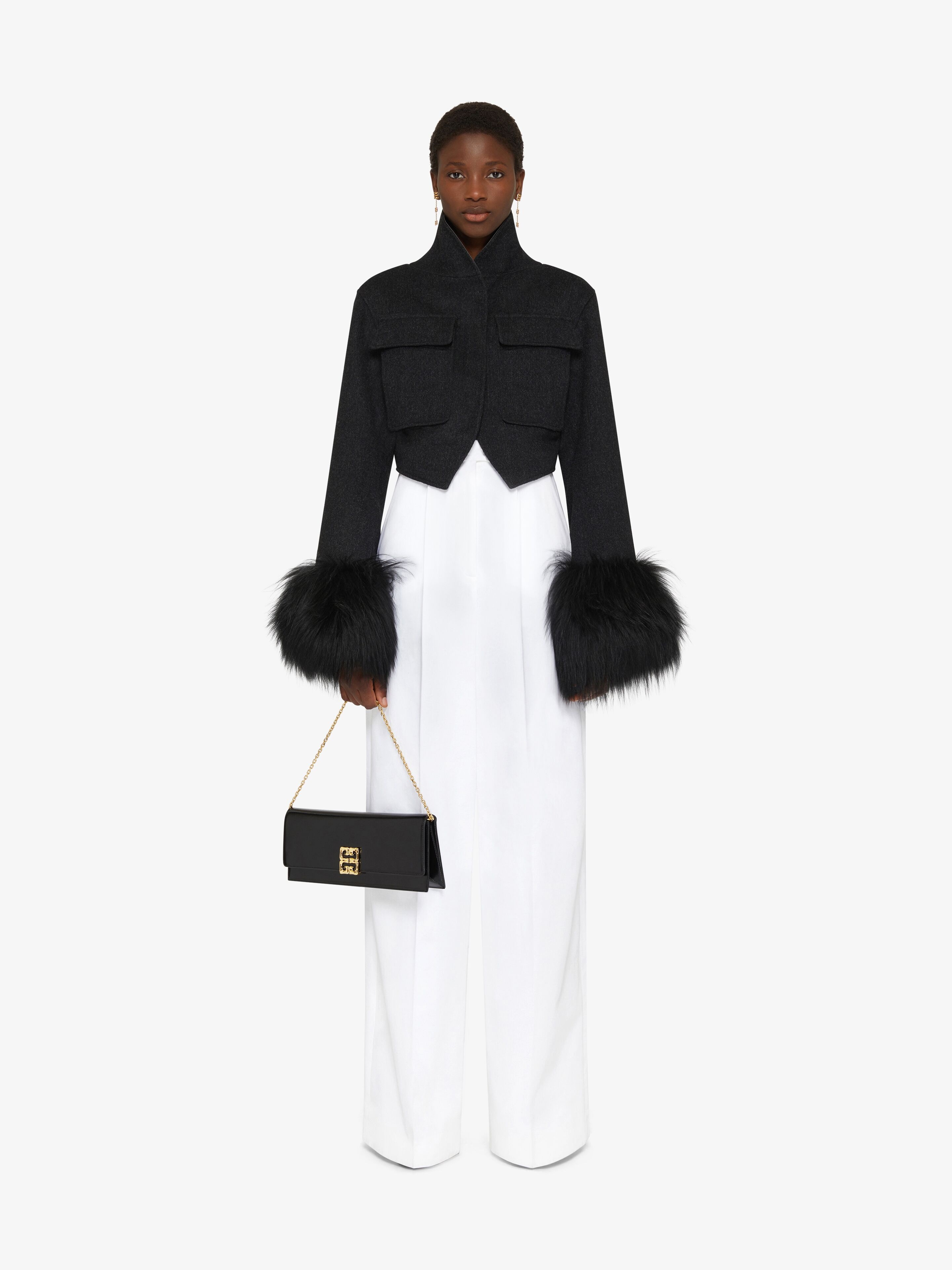 PLEATED PANTS IN COTTON - 3