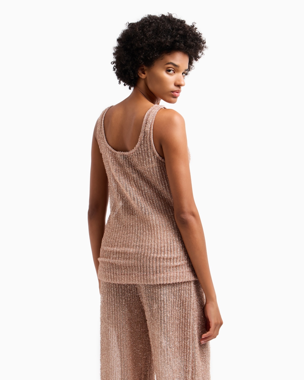 FUZZY LUREX BEACHWEAR TANK TOP - 3