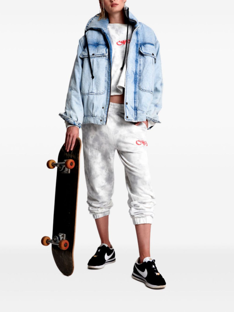 ONE TEASPOON logo track pants outlook