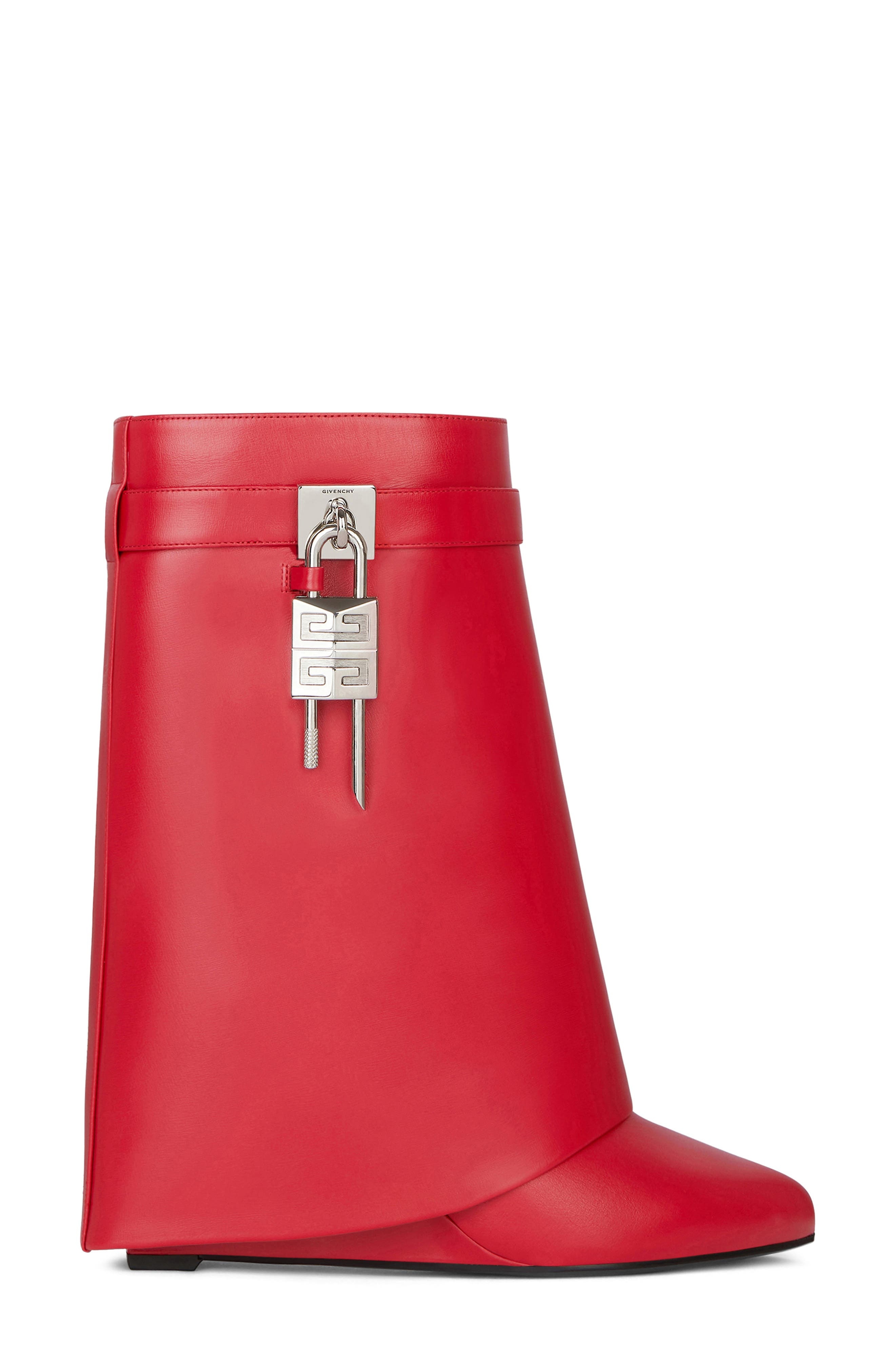 Givenchy Shark Lock Bootie in Red at Nordstrom - 1