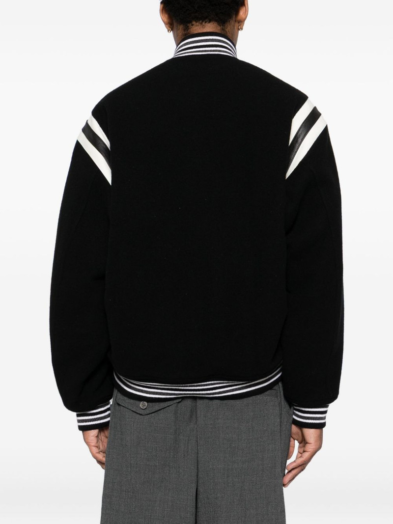 Maison MIHARAYASUHIRO LOGO-EMBROIDERED BOMBER JACKET outlook