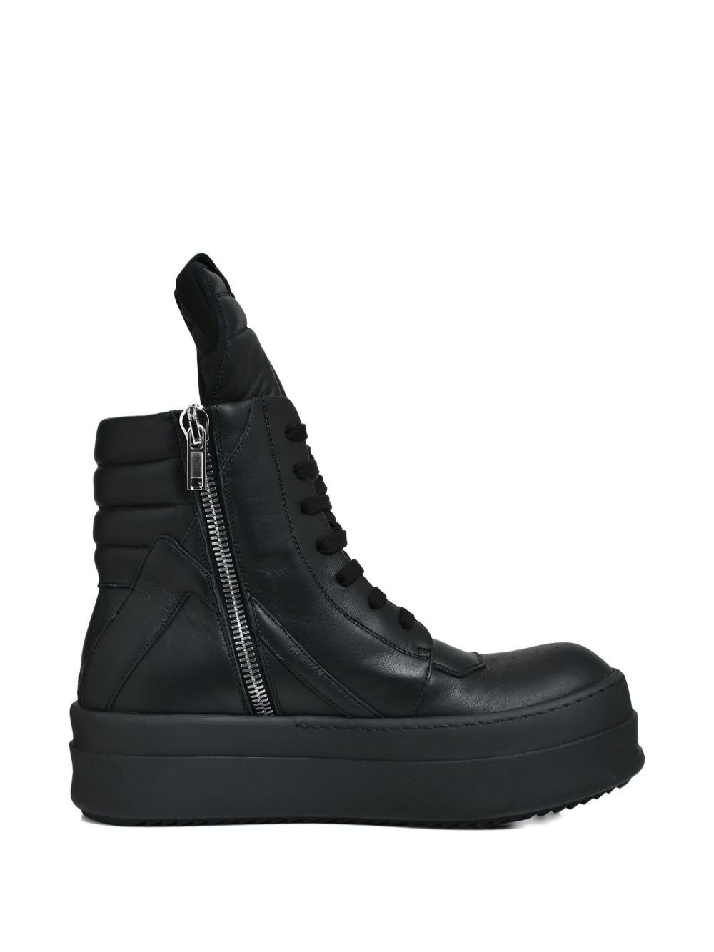 lace-up high-top sneakers - 3