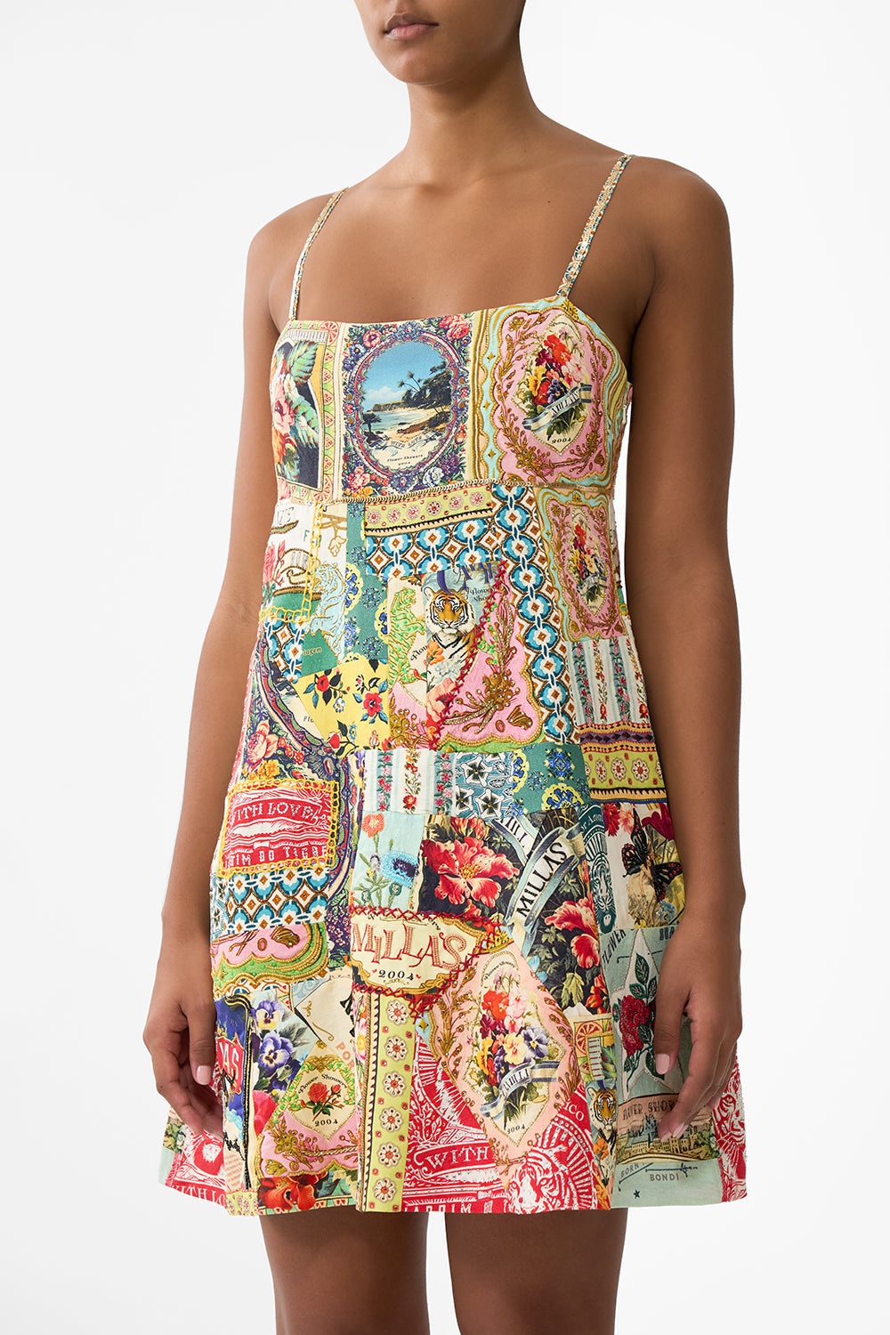 SHORT SQUARE NECK SUNDRESS - 5