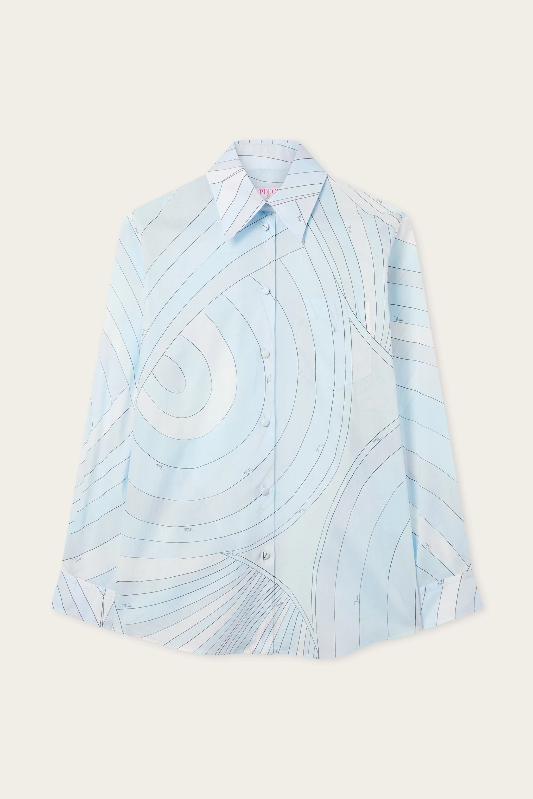 IRIDE PRINT MUSLIN SHIRT - 1