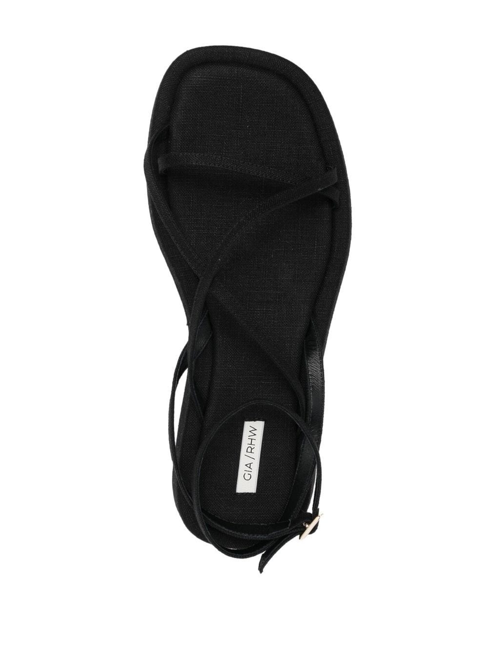 Rosie crossover-strap sandals - 4