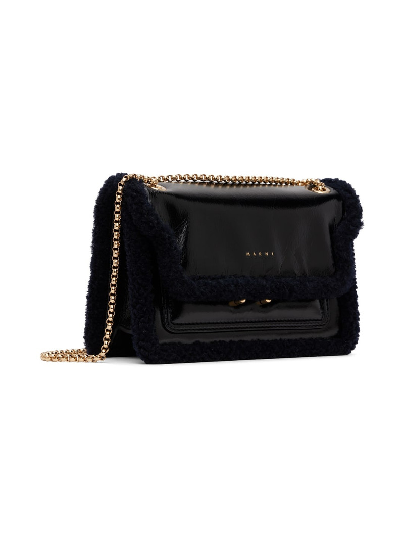 Marni Black Trunk Chain Shoulder Bag outlook