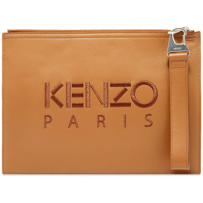 KENZO Kenzo Large Leather Tiger Pouch outlook