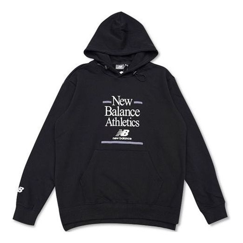 New Balance/NB 19 autumn round neck knit top pullover sweater Unisex NC933041-BK - 1