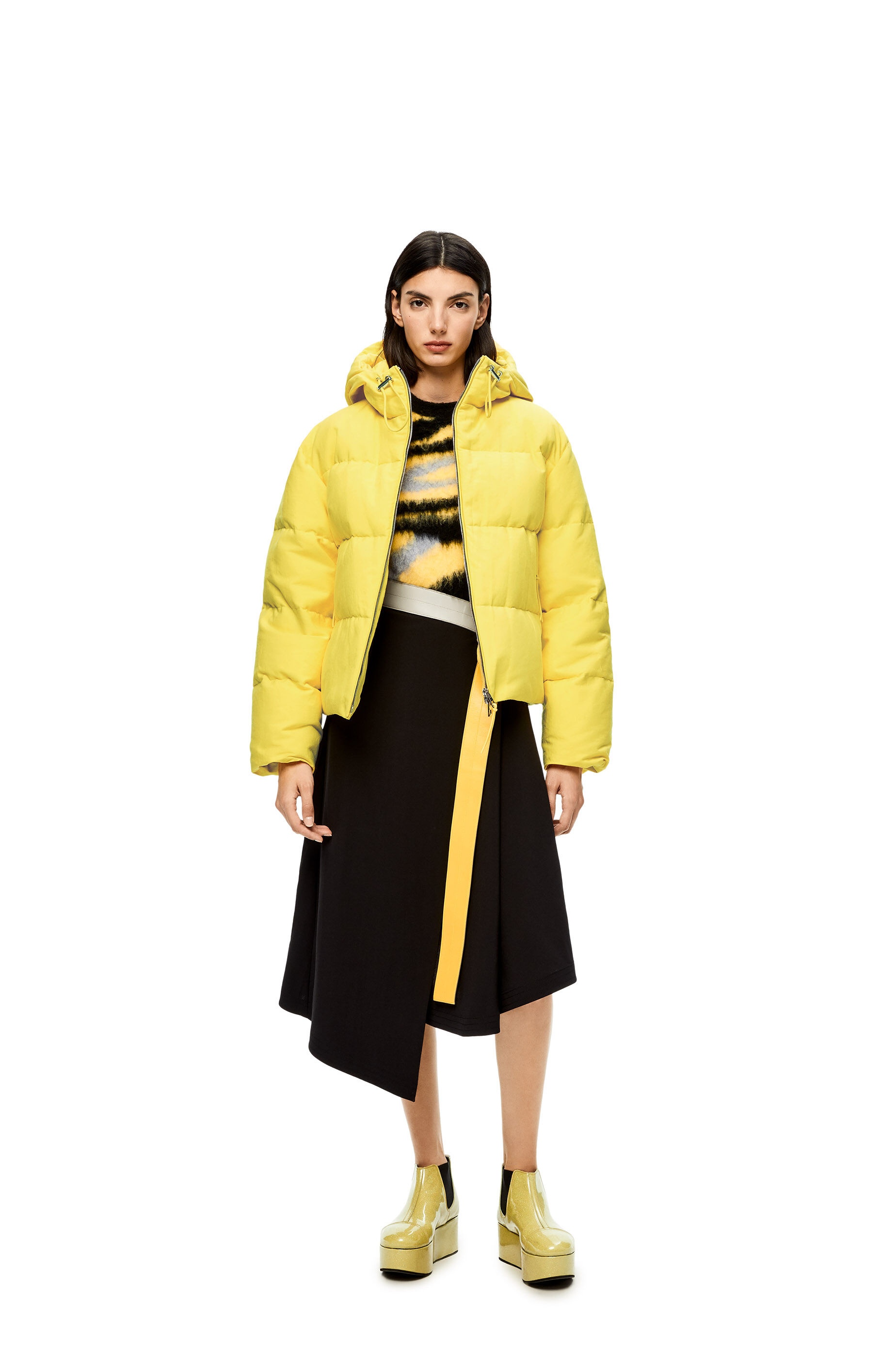 Hooded puffer in cotton - 2
