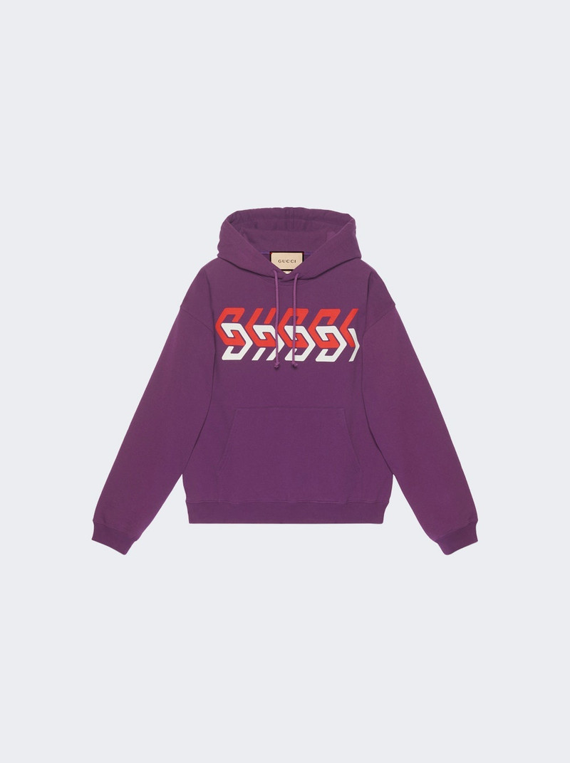 Mirror Logo Hoodie Purple - 1