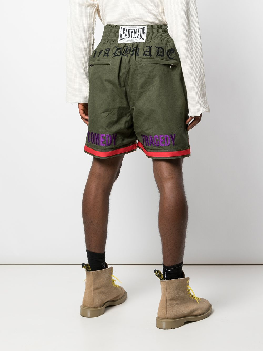 embroidered shorts - 4