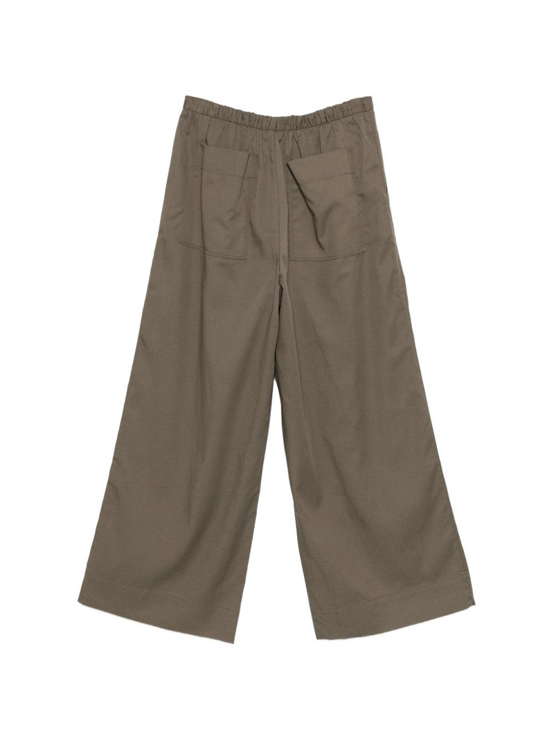 soeur drawstring pleated palazzo pants outlook