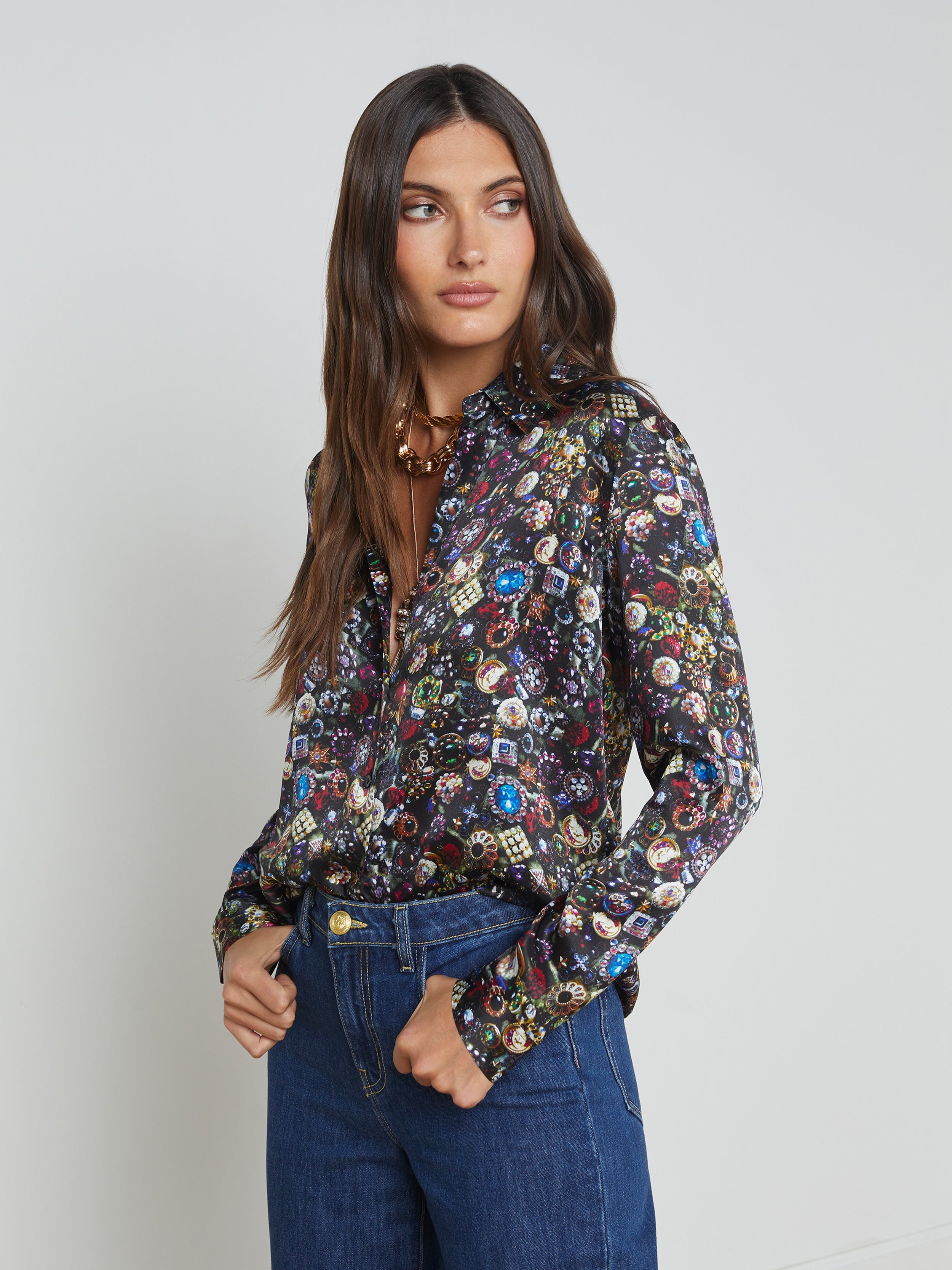 Tyler Silk Blouse - 4