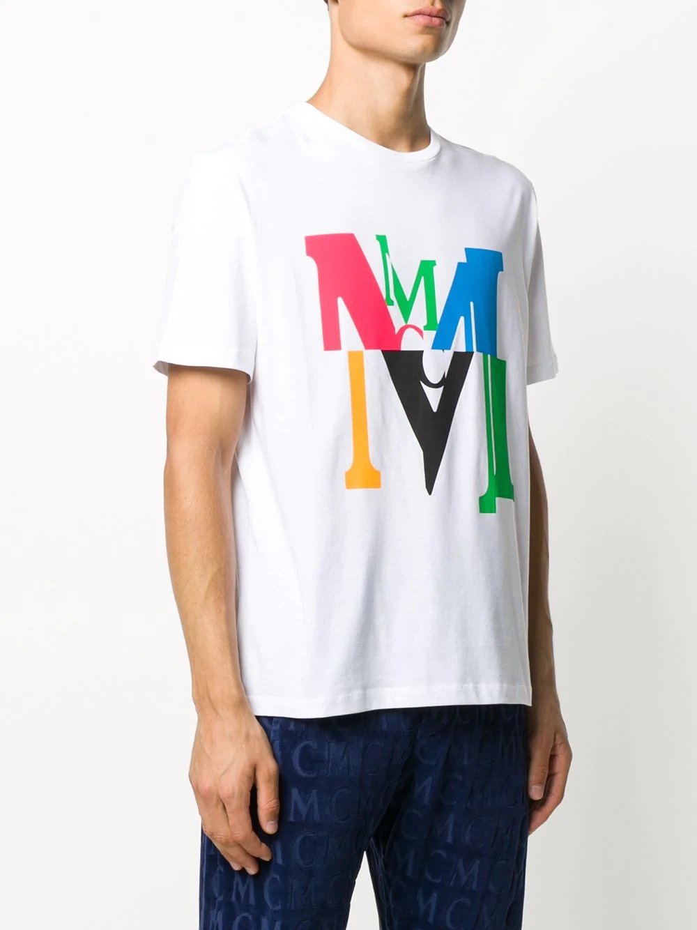 logo print T-shirt  - 3