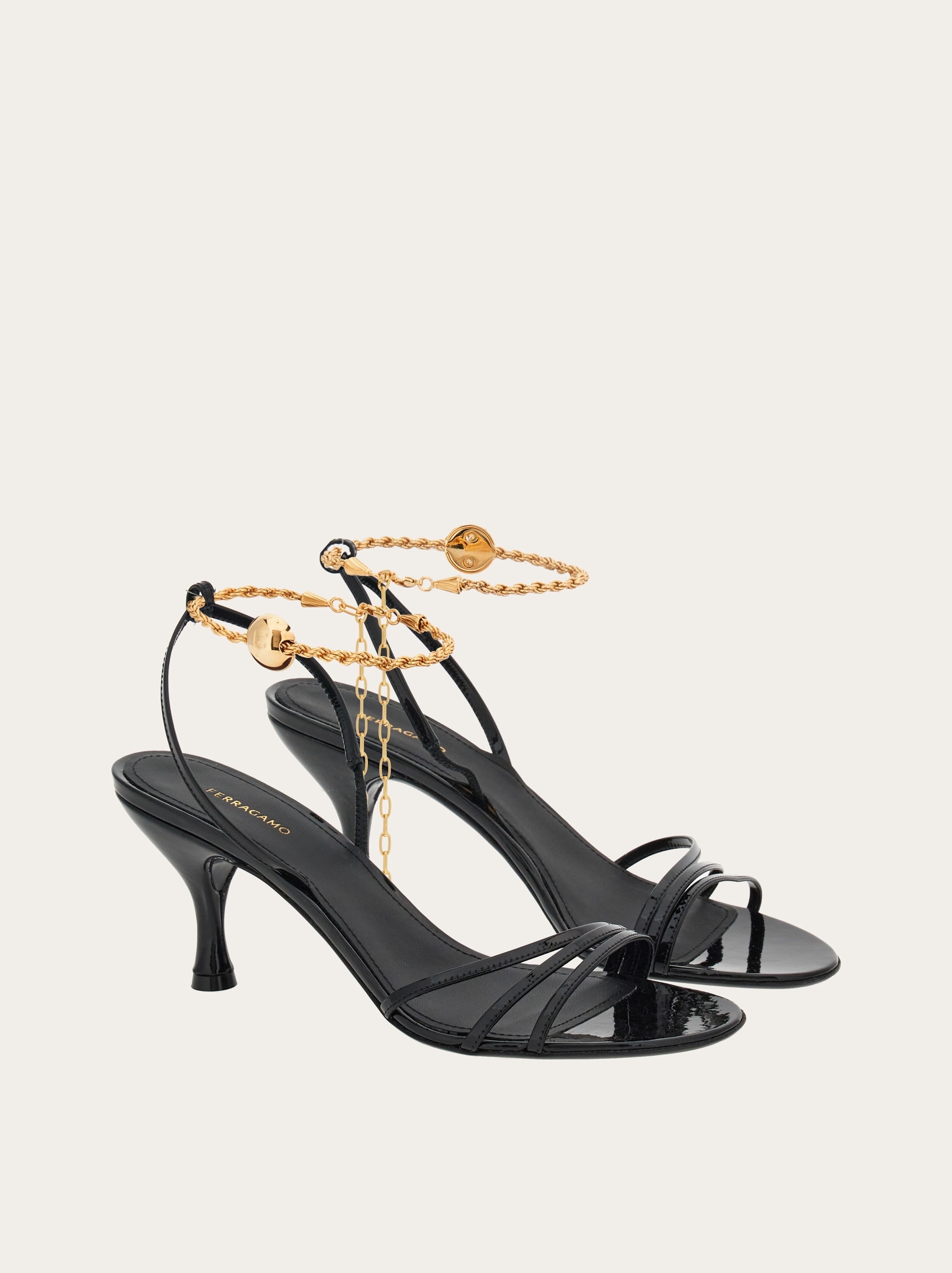 Sandal with ankle chain - 5