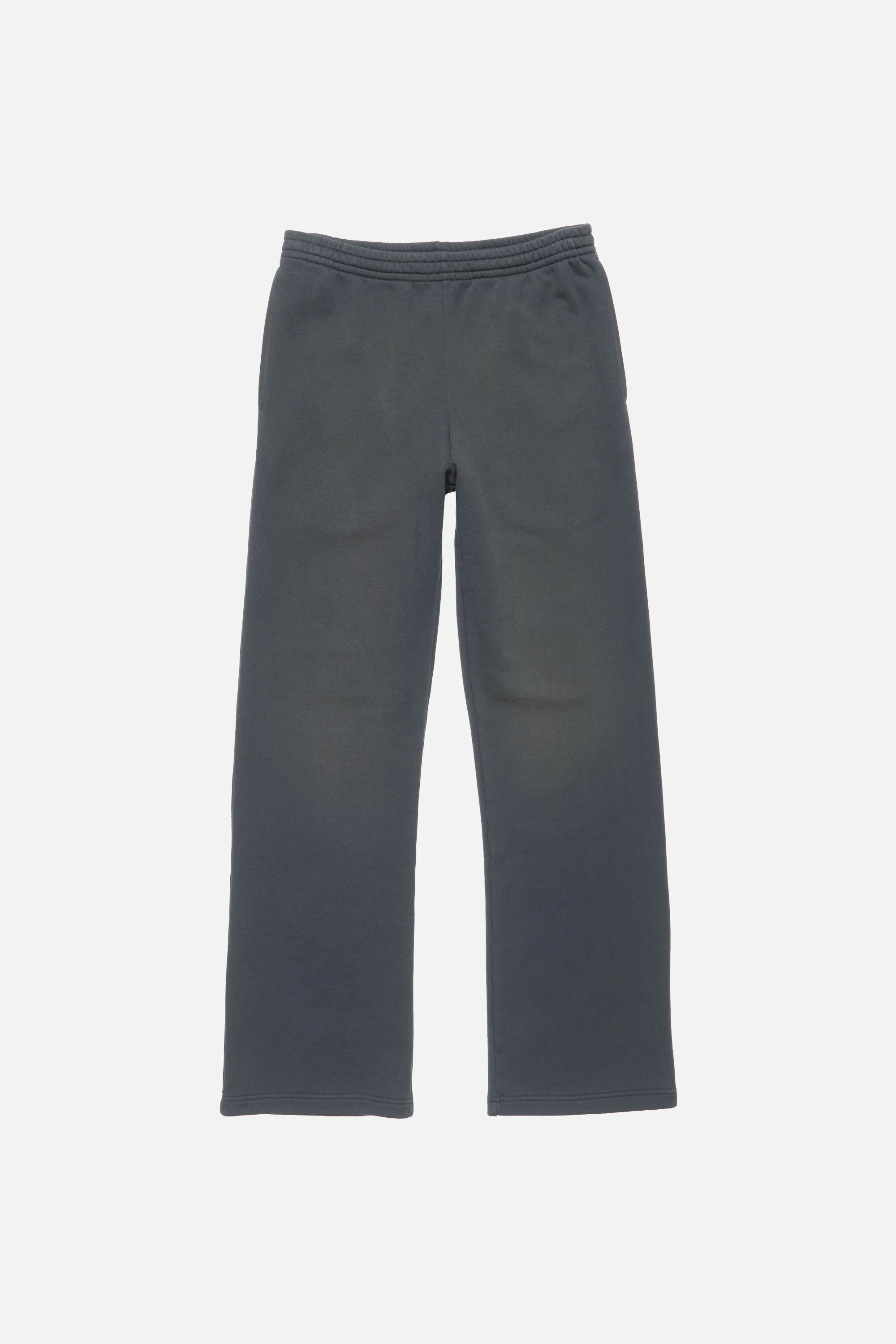 Fleece trousers with stamp logo - Faded black - 1