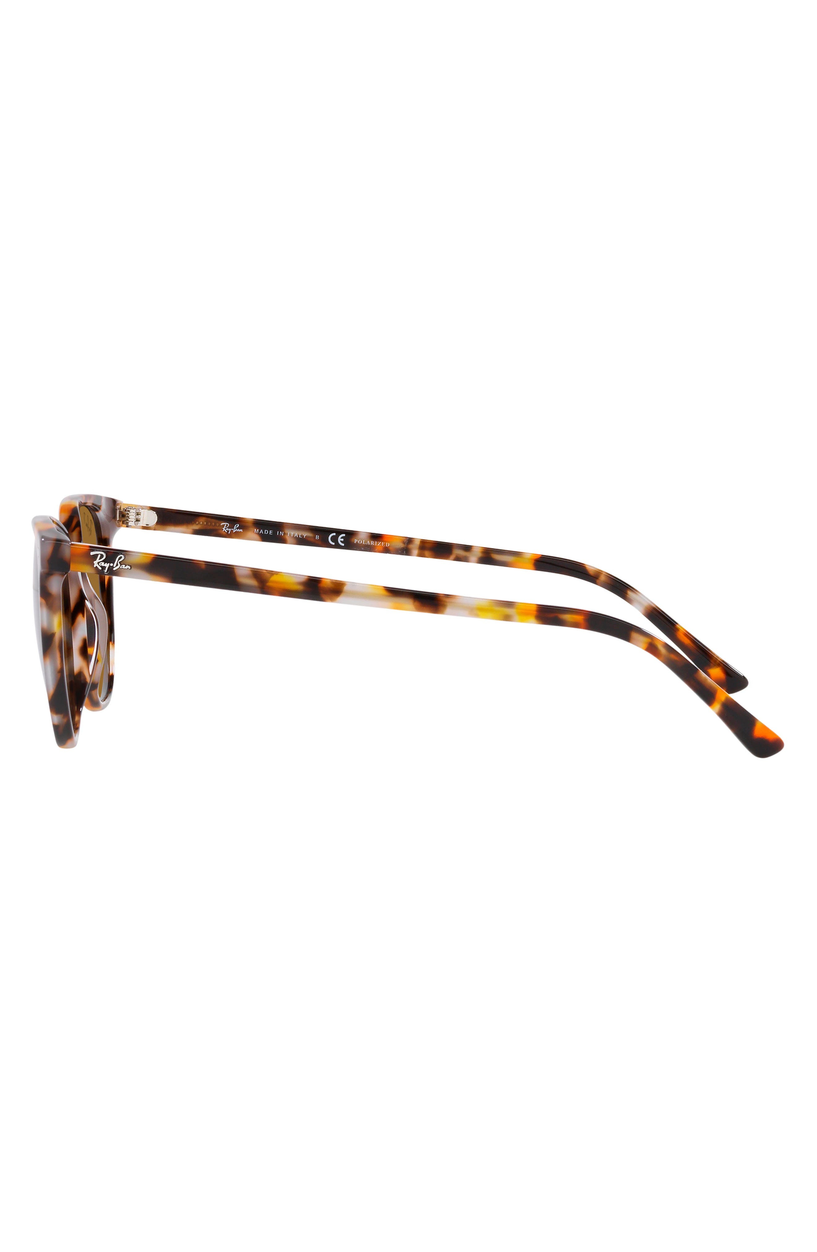 Ray-Ban Elliot 52mm Polarized Square Sunglasses in Brown Havana at Nordstrom - 3