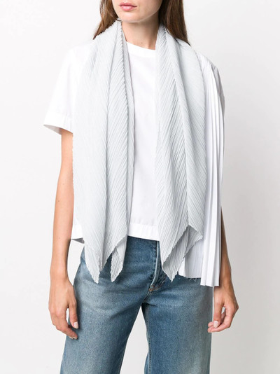 Pleats Please Issey Miyake plissé scarf outlook