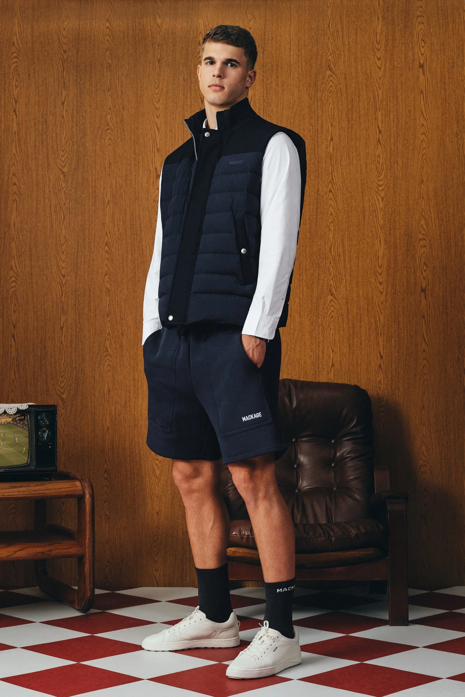 BRODY-Z Down-Filled Quilted Vest - 1