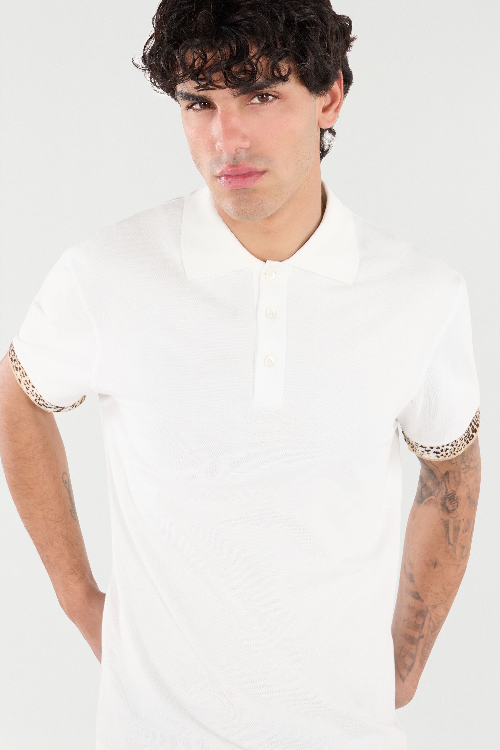 Polo With Jaguar Skin Details - 6