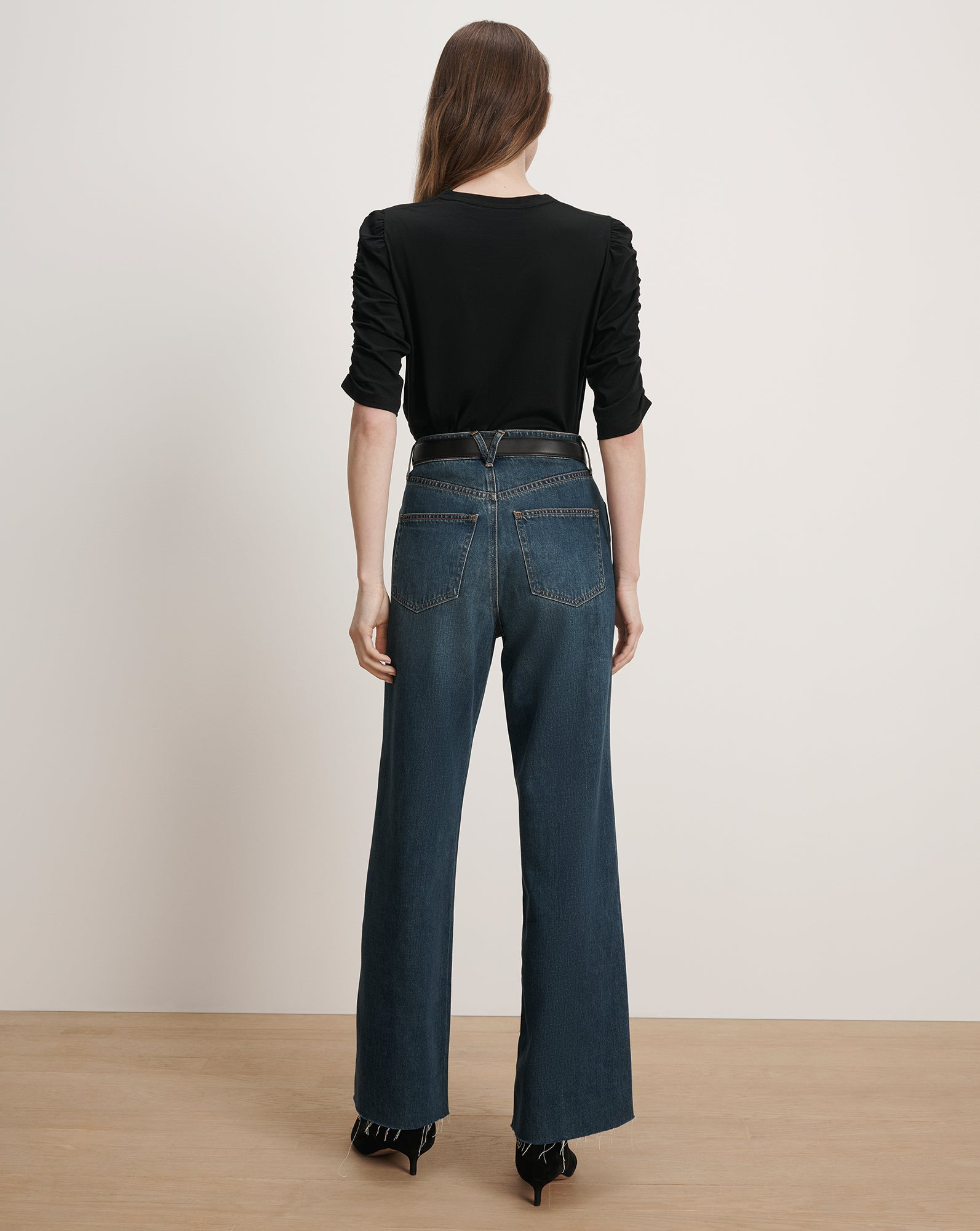 WALDORF RUCHED-SLEEVE TEE - 4