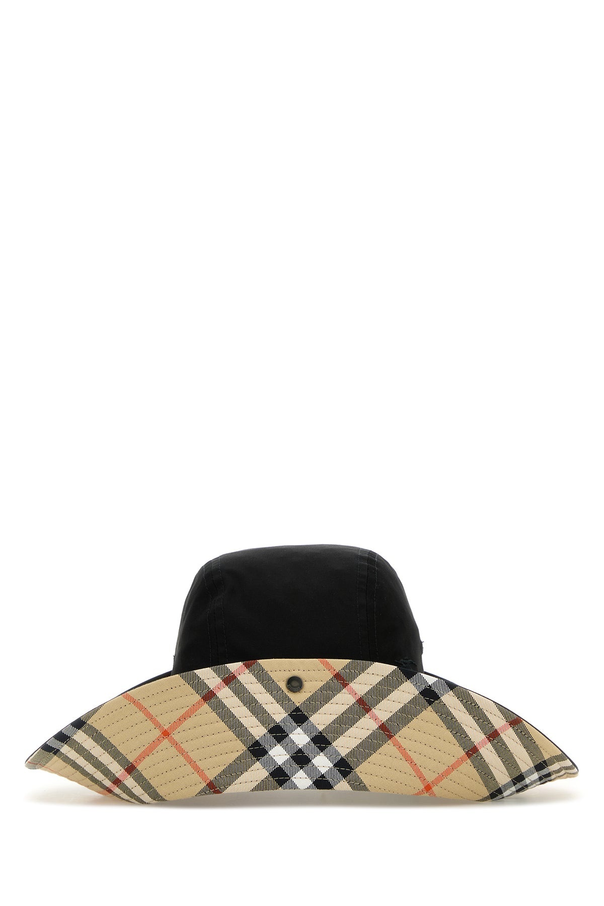 Black cotton bucket hat - 1