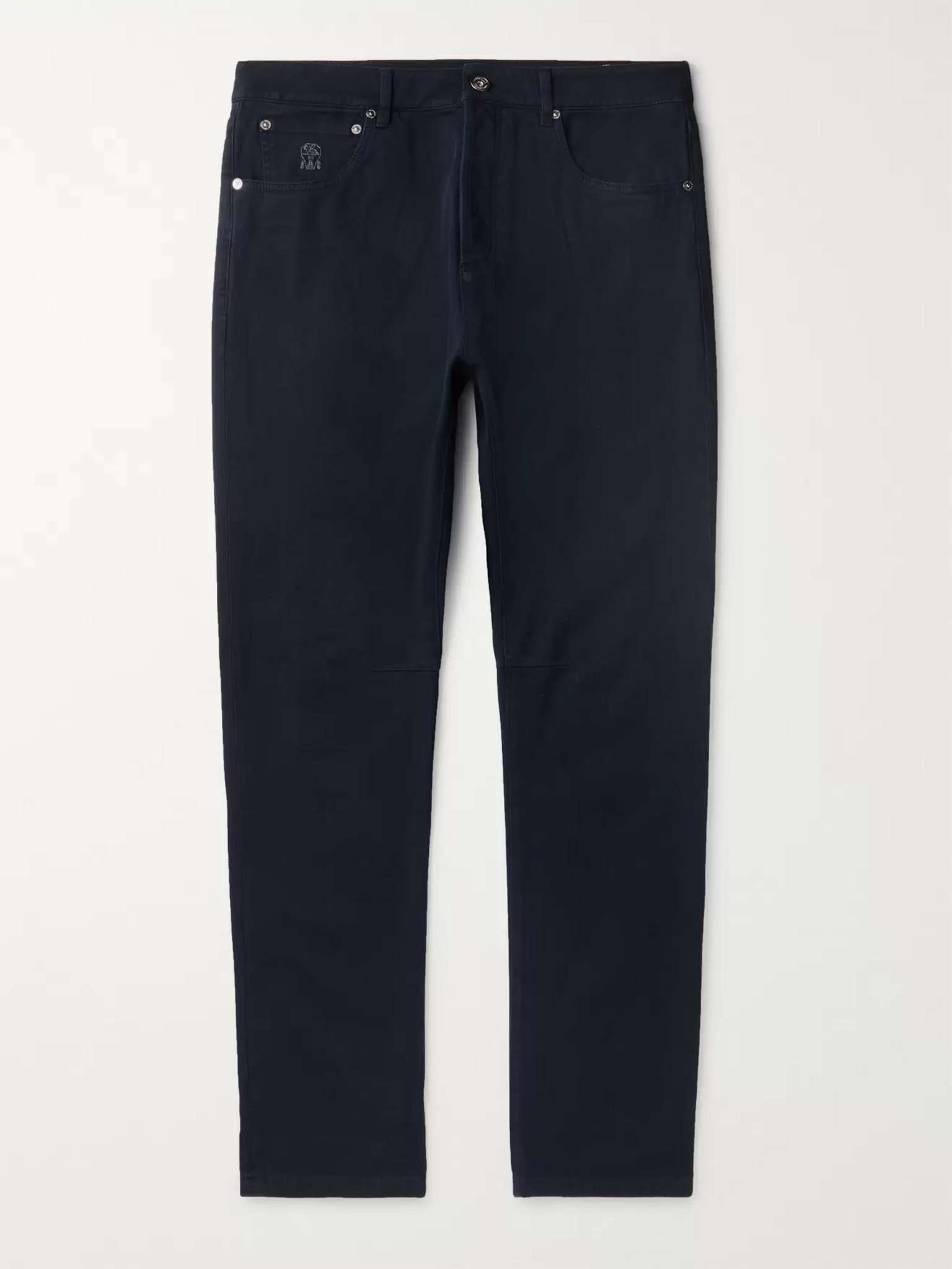 Slim-Fit Stretch-Denim Jeans - 1