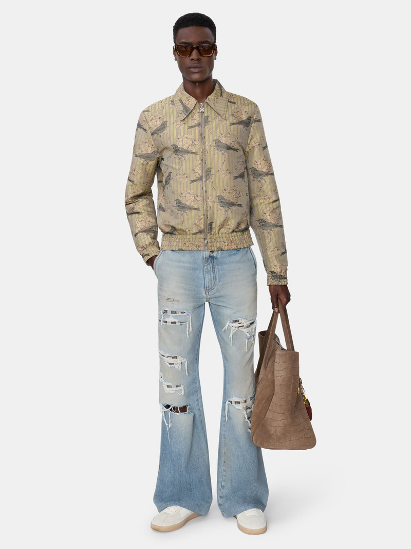 AMIRI CHECKERED REPAIR BOOTCUT JEAN outlook