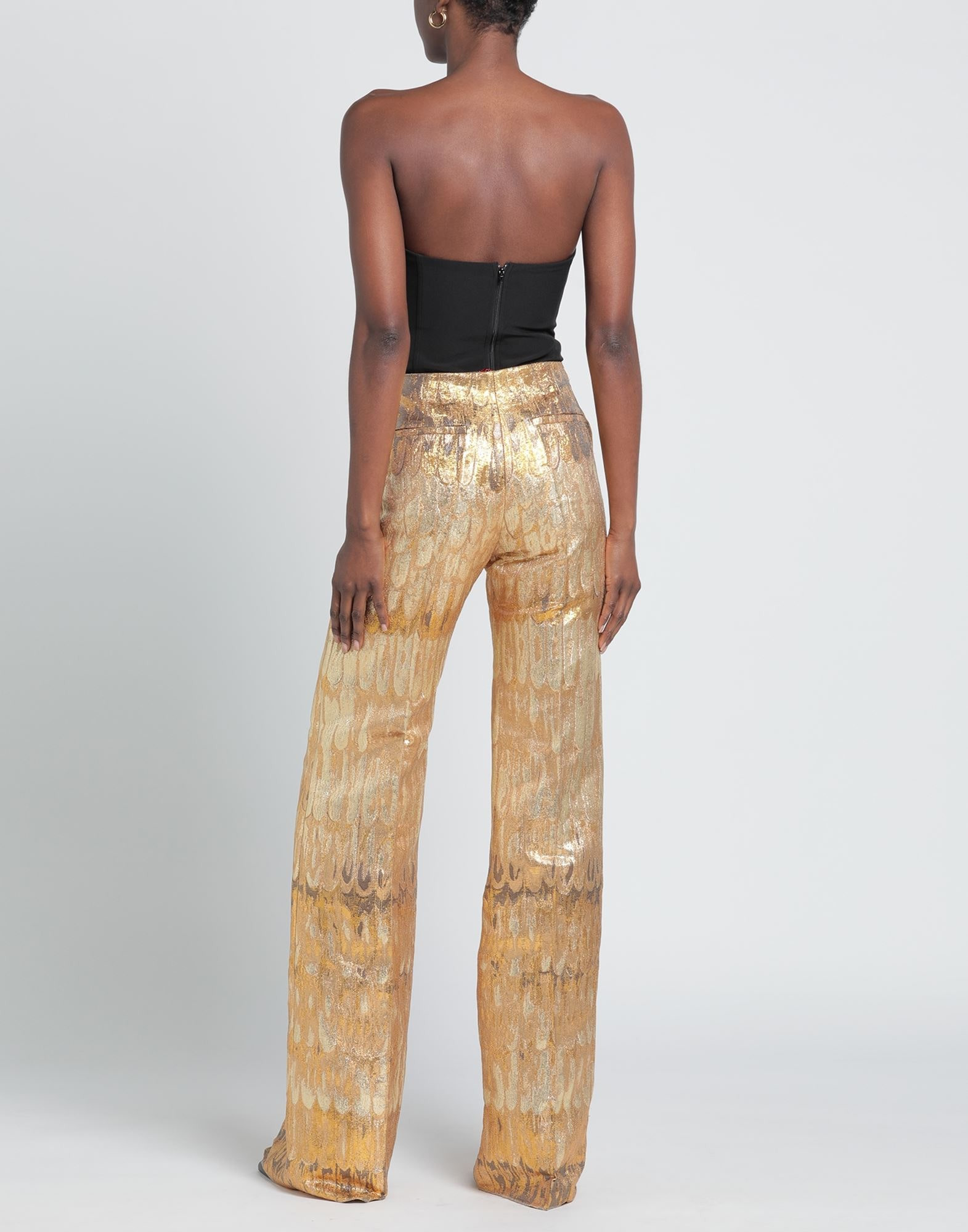 Gold Women's Casual Pants - 3