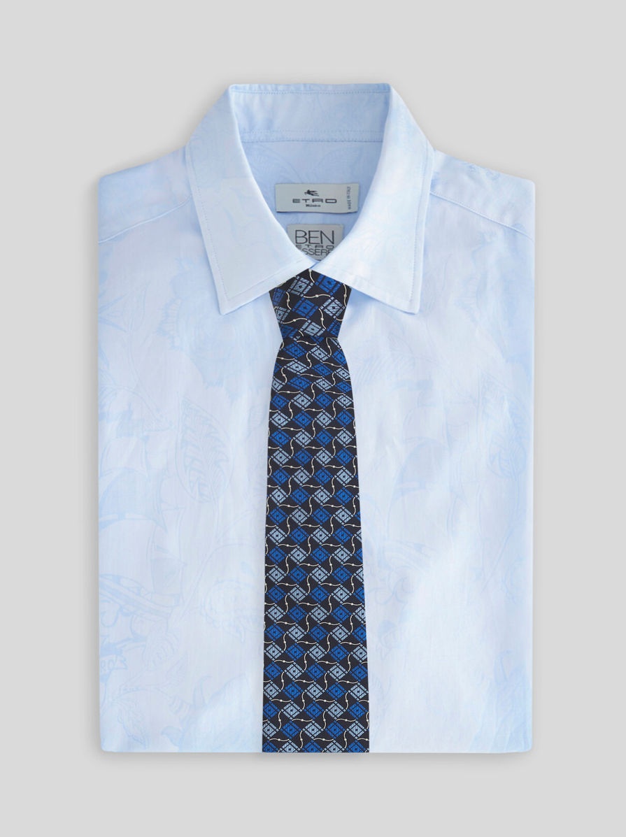 MICRO GEOMETRIC PATTERN TIE - 2