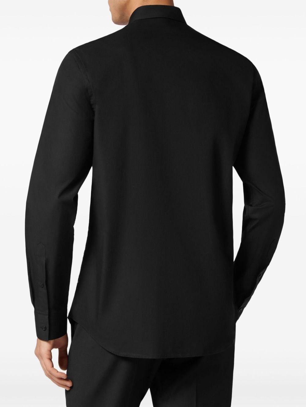 rhinestone-embellished cotton shirt - 4