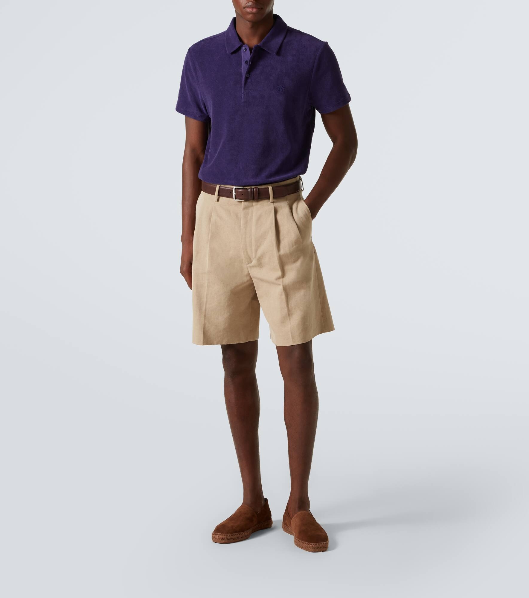 Phoenix cotton-blend terry polo shirt - 2