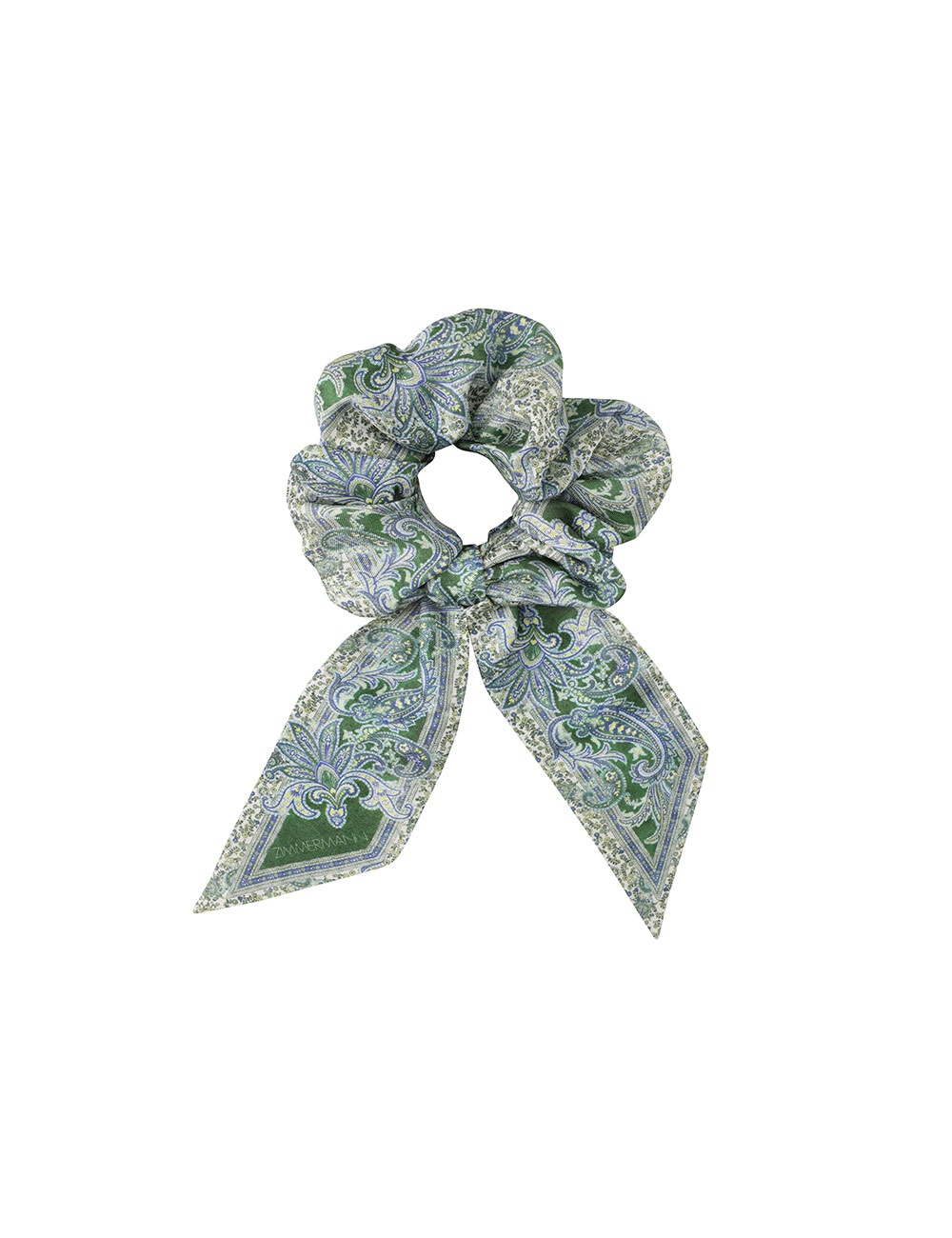 PRINTED SILK SCRUNCHIE - 5