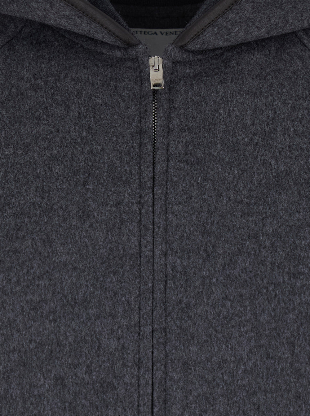 Bottega Veneta Women Double Face Wool Hooded Blouson With Leather Piping - 3