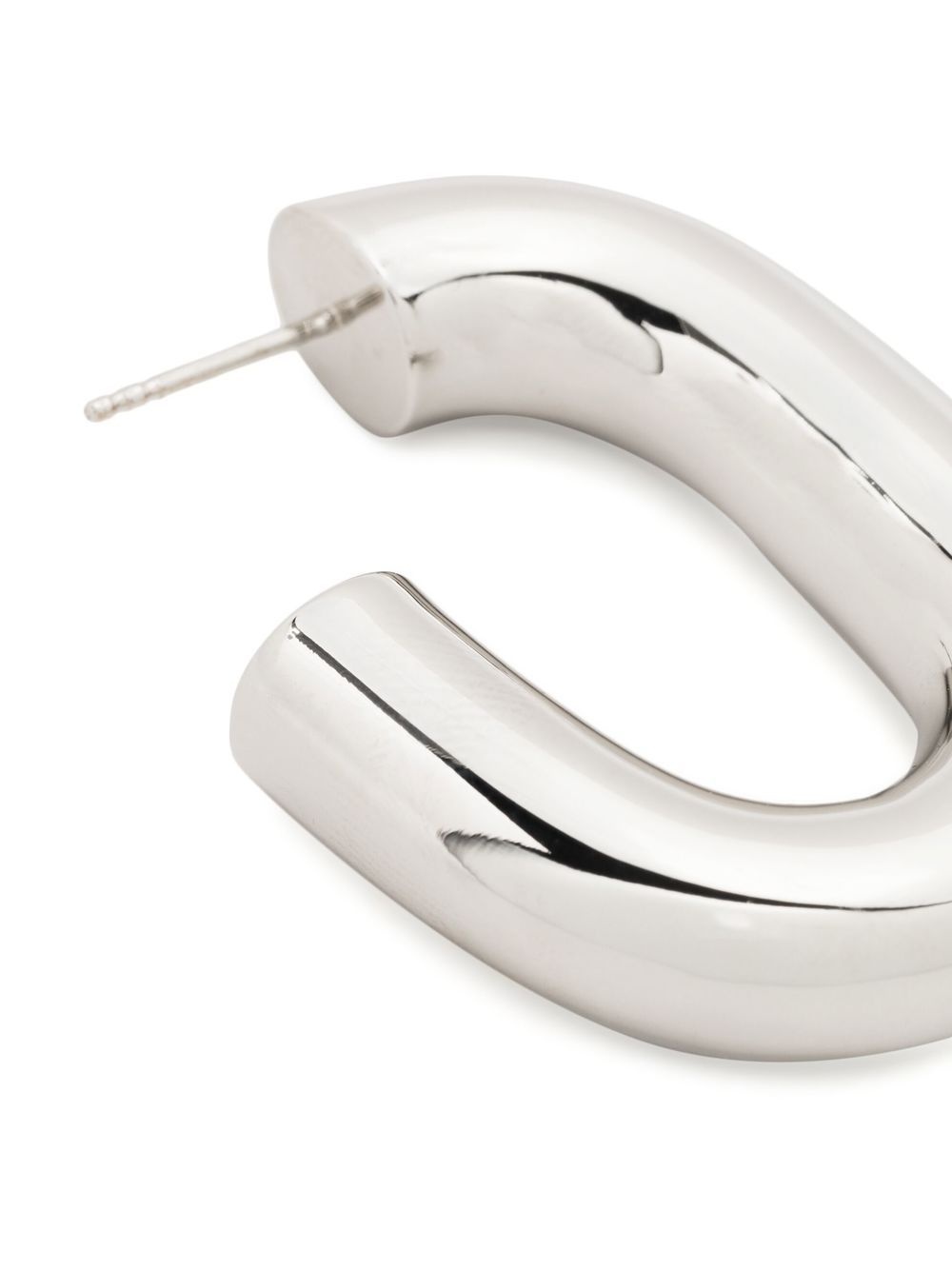 XL Link hoop earrings - 3