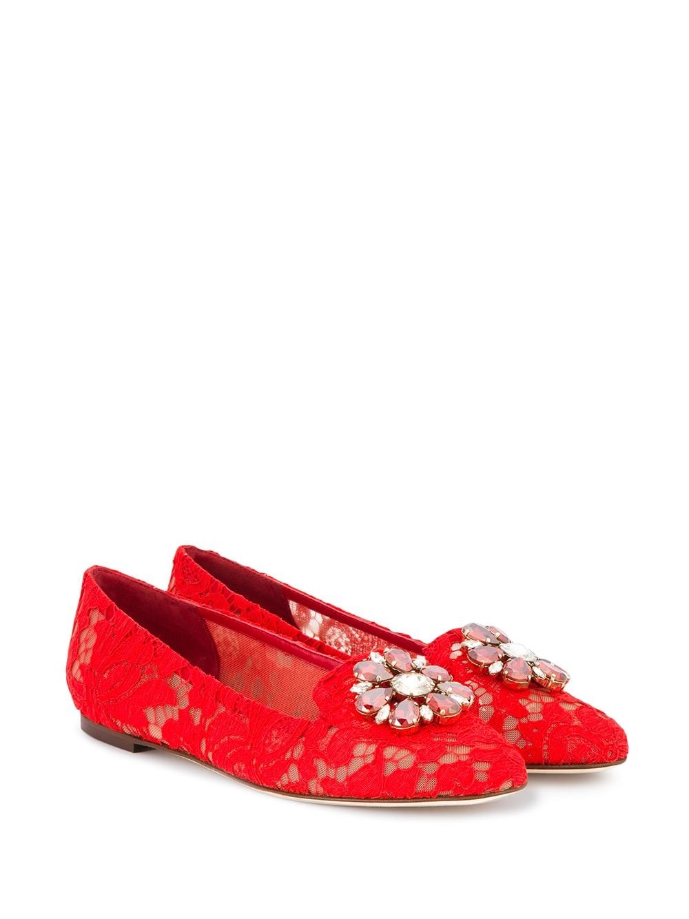 Vally Taormina lace ballerina shoes - 3